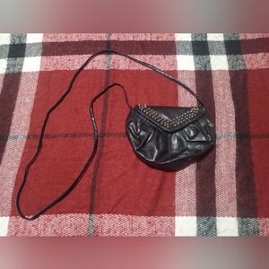 Elegant Black Studded Women's Purse